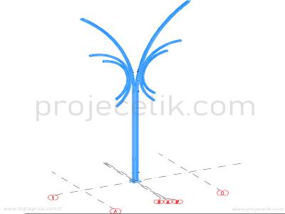 Aydınlatma Direği Statik