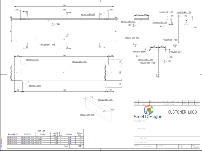 Steel Shop Drawing